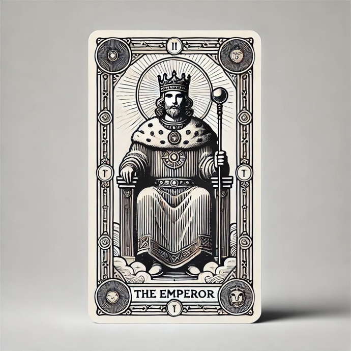 Císař (The Emperor)

Císař symbolizuje strukturu, autoritu a pořádek. Je to karta disciplíny, která vás povzbuzuje k tomu, abyste převzali kontrolu nad svým životem. Císař ztělesňuje stabilitu a rozhodnost, ale také varuje před přílišným lpěním na pravidlech a rigiditě. Nabádá vás, abyste byli silní, ale spravedliví. Tato karta je spojena s vizí a vedením, a vybízí vás, abyste se nebáli převzít odpovědnost za své činy a rozhodnutí.
