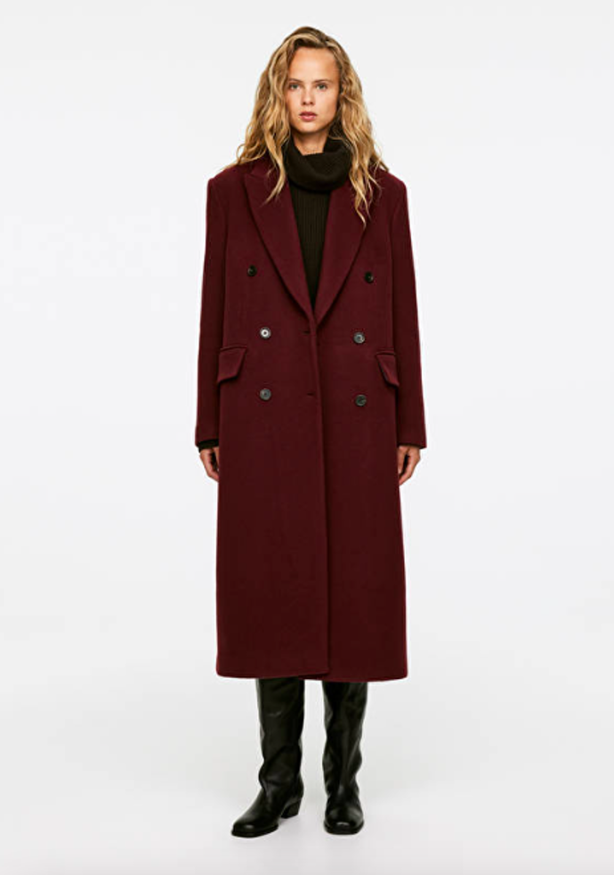 Dlouhý kabát, Arket, 279 eur
Dlouhý kabát, Arket, 279 eur