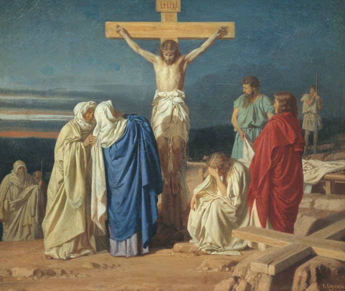 Podle raně křesťanské tradice prý pocházelo dřevo na kříž Ježíše Krista ze jmelí, jež bylo tehdy volně rostoucím, mohutným stromem. Kříž, na němž byl Ježíš ukřižován, byl údajně ze stromu, který se pak ze studu stal keřem, jmelím
