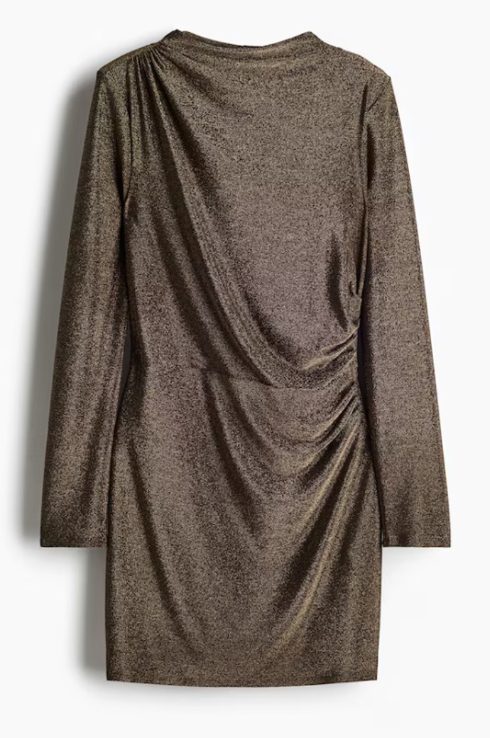 Mini šaty s ramenními vycpávkami, H&M, 549 Kč
