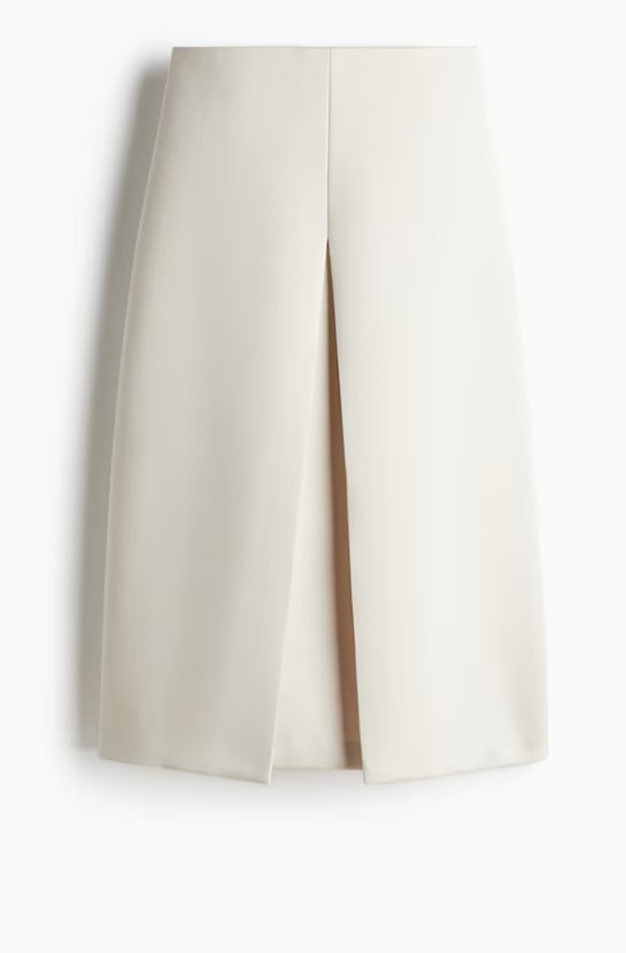 Sukně z vlněné směsi, H&M, 839 Kč
