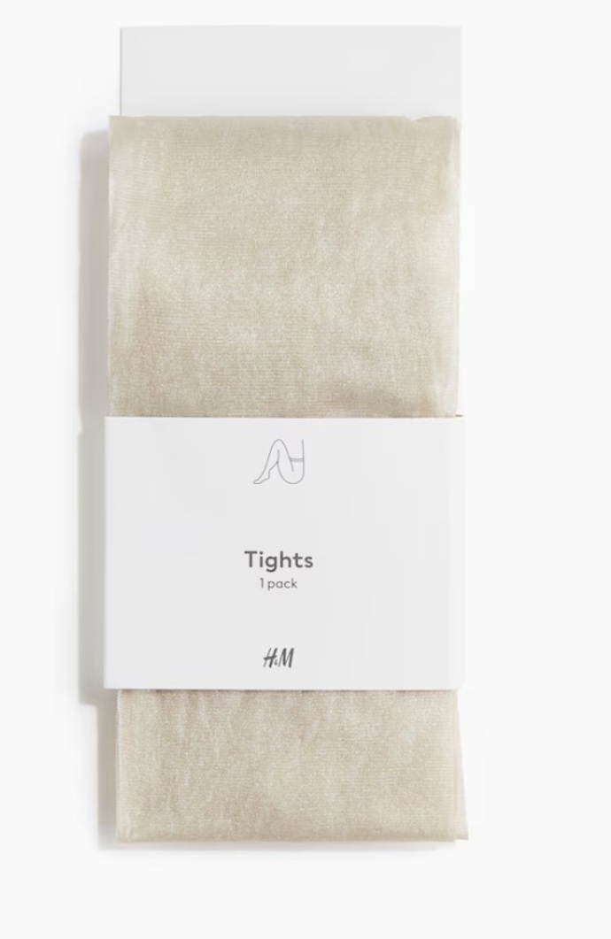 Třpytivé punčocháče, H&M, 309 Kč

