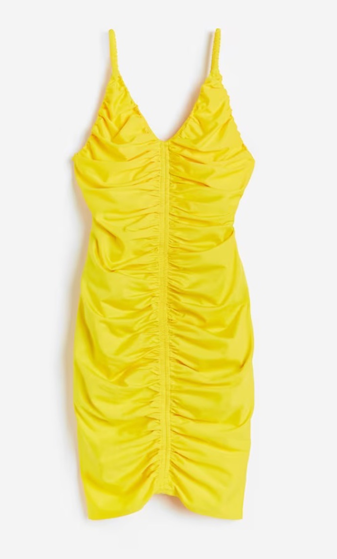 Nabírané šaty, H&M, 449 Kč
