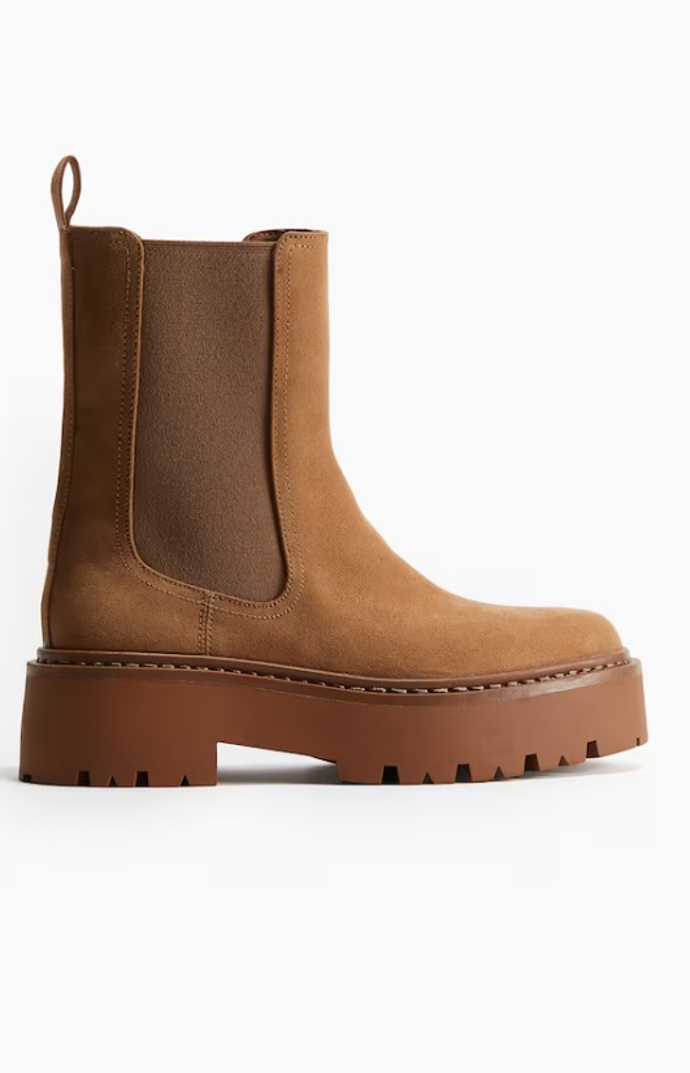 Robustní boty chelsea, H&M, 839 Kč
