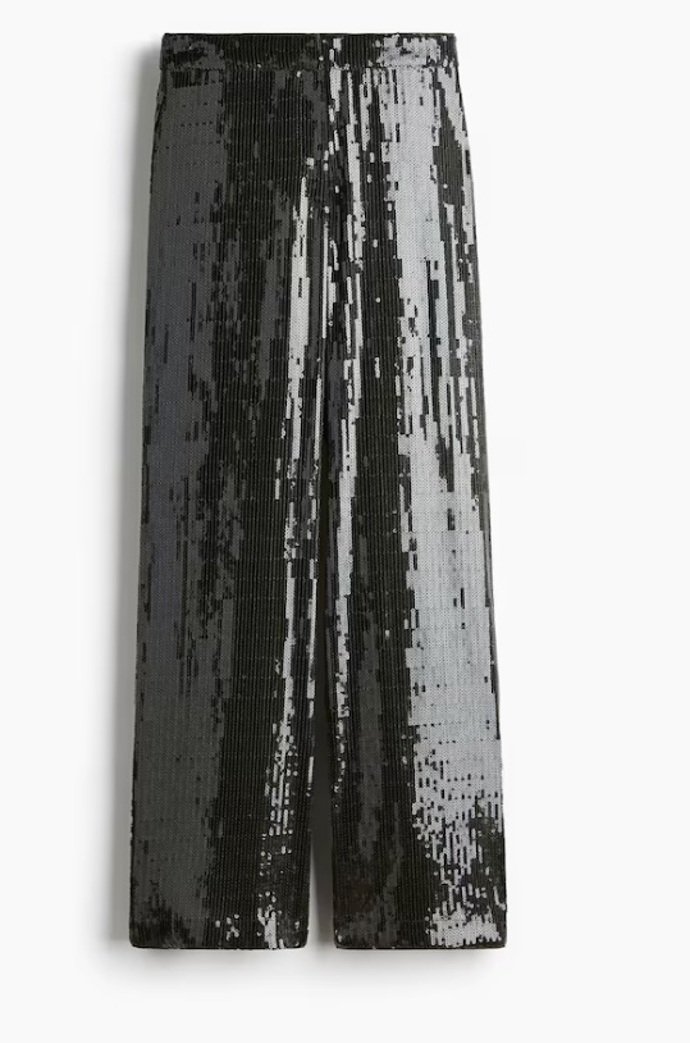 Flitrové kalhoty, H&M, 959 Kč
