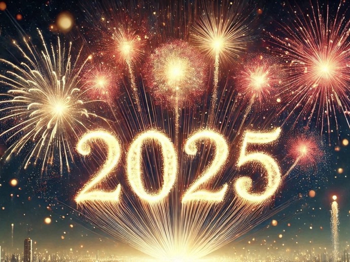 Ať starý rok všechno, co je špatné, odnese a nový rok vám jen radosti přinese. PF 2025
