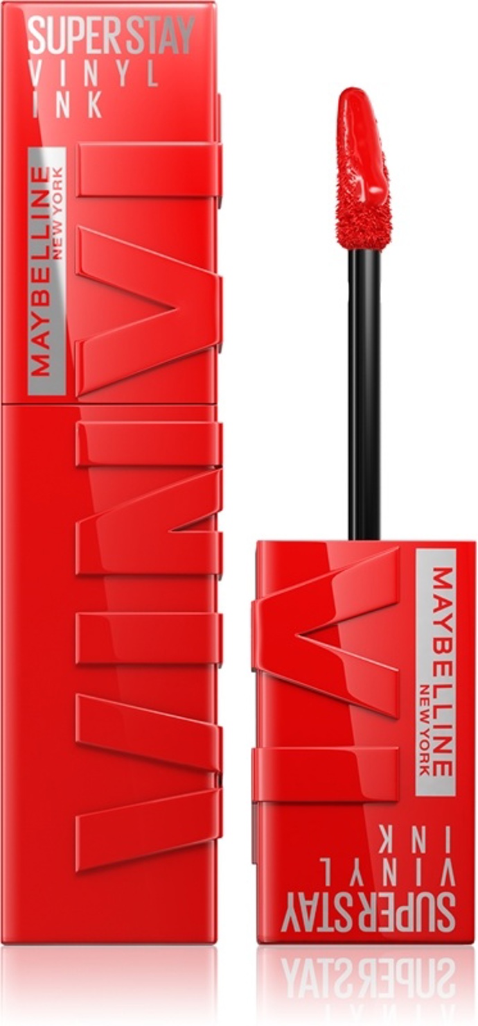 Dlouhotrvající tekutá rtěnka SuperStay Vinyl Ink odstín 25 Red Hot, Maybelline New York, 269 Kč
Dlouhotrvající tekutá rtěnka SuperStay Vinyl Ink odstín 25 Red Hot, Maybelline New York, 269 Kč