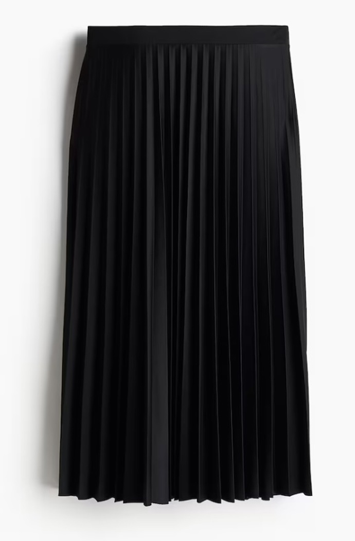 Midi plisovaná sukně, H&M, 479 Kč
