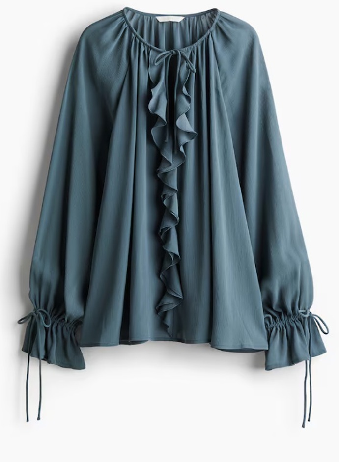 Volánková halenka, H&M, 599 Kč
