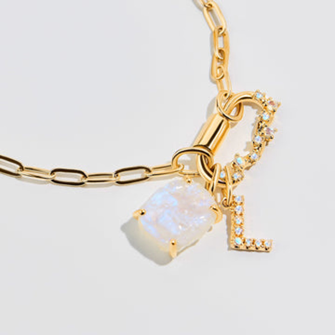 Náhrdelník se sponou na přívěsky Moonstone Necklace - Spiritual Harmony, Moon Magic, 5300 Kč

