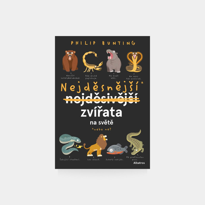 Nejděsnější zvířata na světě – Philip Bunting (nakl. Albatros), 399 Kč
