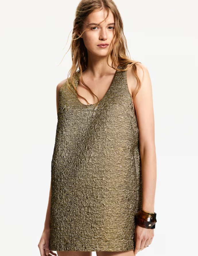 Třpytivé šaty z žakárové tkaniny, H&M, 959 Kč
