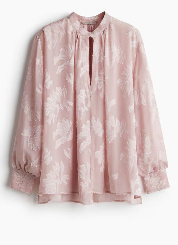 Halenka z žakárové tkaniny, H&M, 599 Kč
