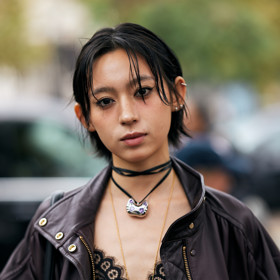 Choker náhrdelník. Street style. 
