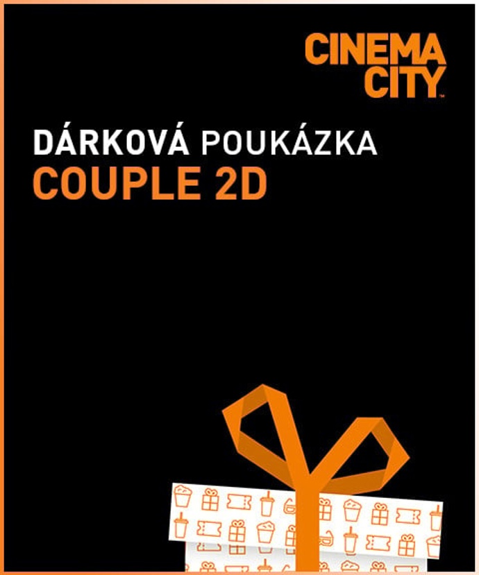 Poukázka do sítě kin Cinema City pro pár, 628 Kč
