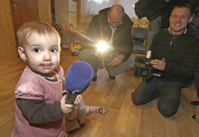 Výměna holčiček se těšila obrovskému mediálnímu zájmu
