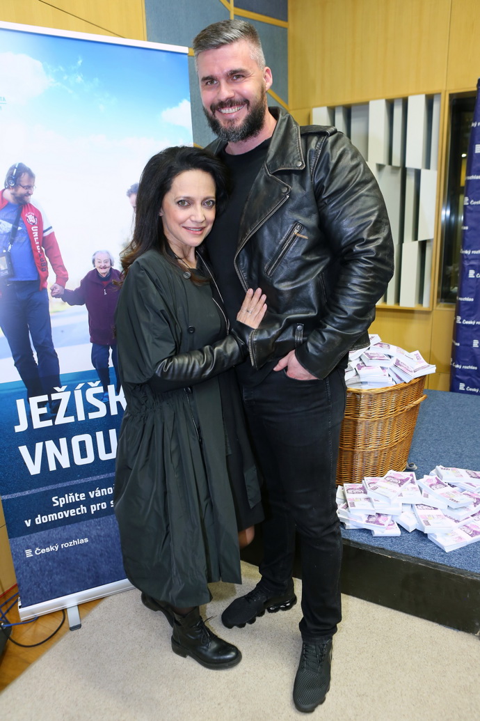 Lucie Bílá, partner Radek Filipi v roce 2019
