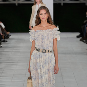 Květinový vzor: Ralph Lauren jaro/léto 2025

