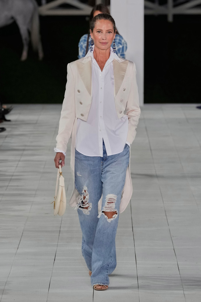 Baggy džíny: Ralph Lauren jaro/léto 2025
