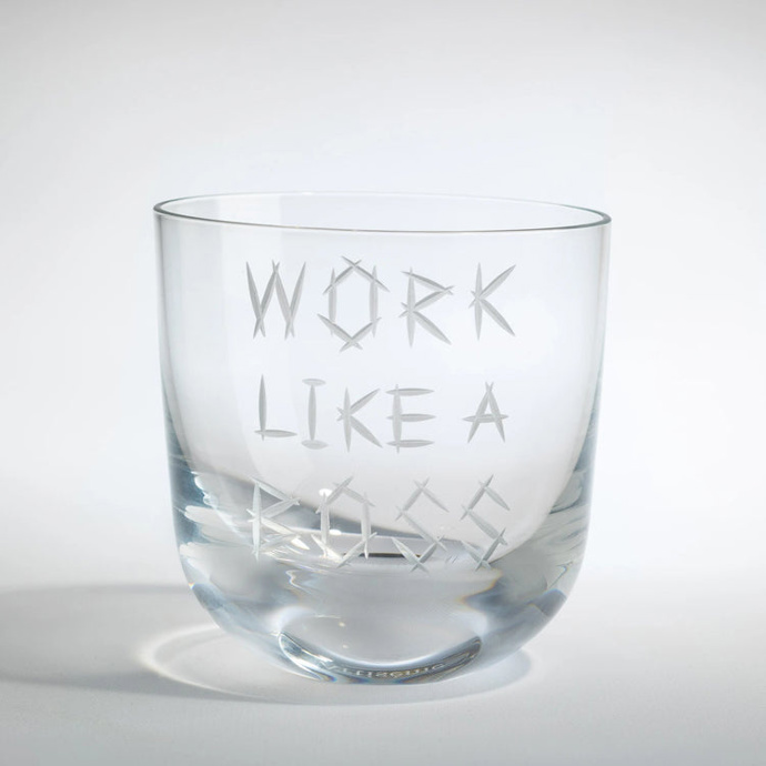 Sklenice Work Like A Boss, Artisème, 1700 Kč
