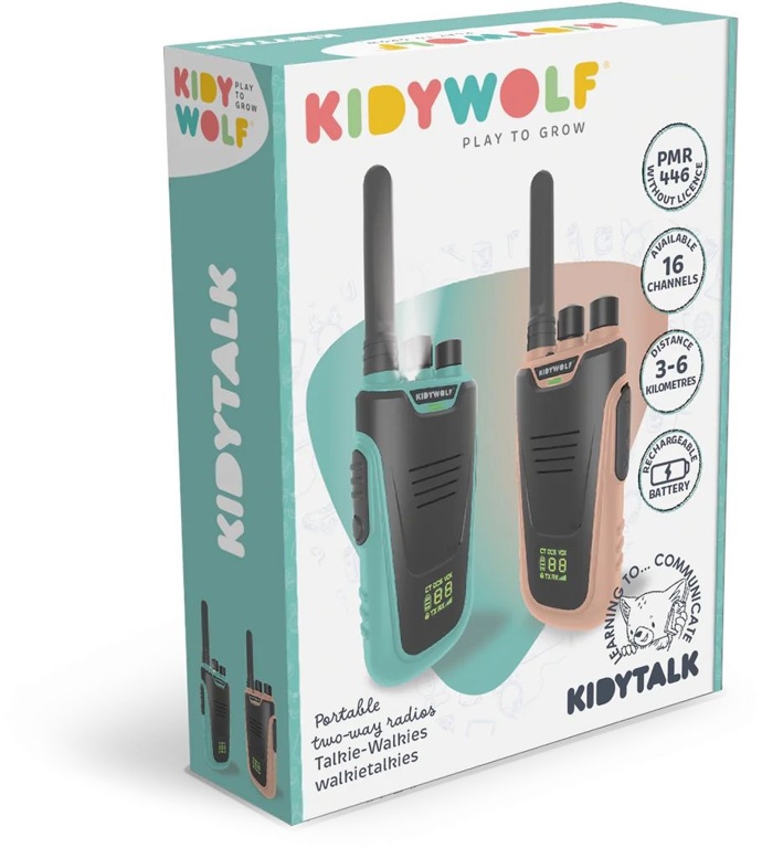 Sada dětských vysílaček, Kidywolf, 399 Kč
