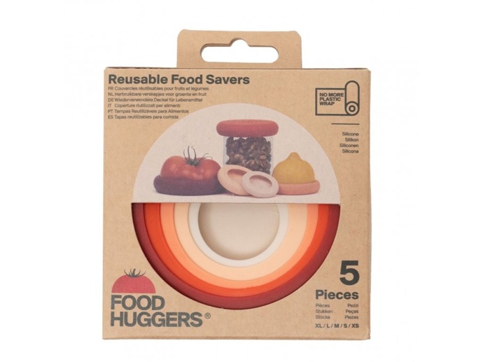 Sada silikonových krytů na jídlo, Food Huggers, 499 Kč
