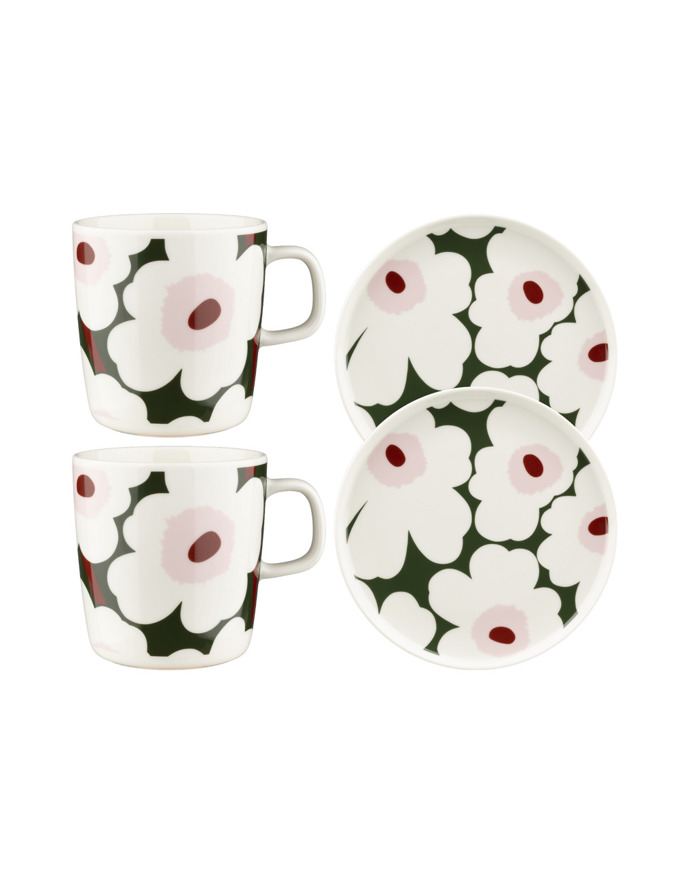 Snídaňová sada nádobí Oiva Unikko, Marimekko Home, 2599 Kč
