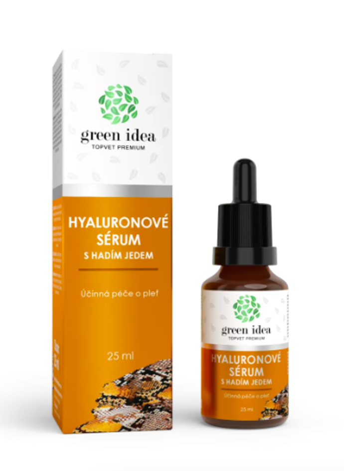 Panna

Hyaluronové sérum s hadím jedem, Green Idea, 398 Kč, www.greenidea.cz 
