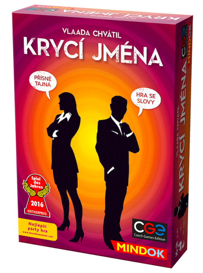 Karetní hra Krycí jména pro děti 10+, Mindok, 599 Kč
