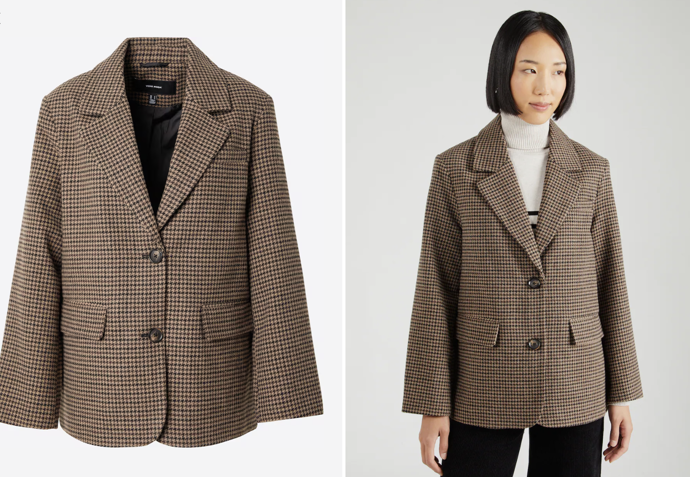 Přechodná bunda 'VMJulie', tmavě béžová, Vero moda, 1 479 Kč
