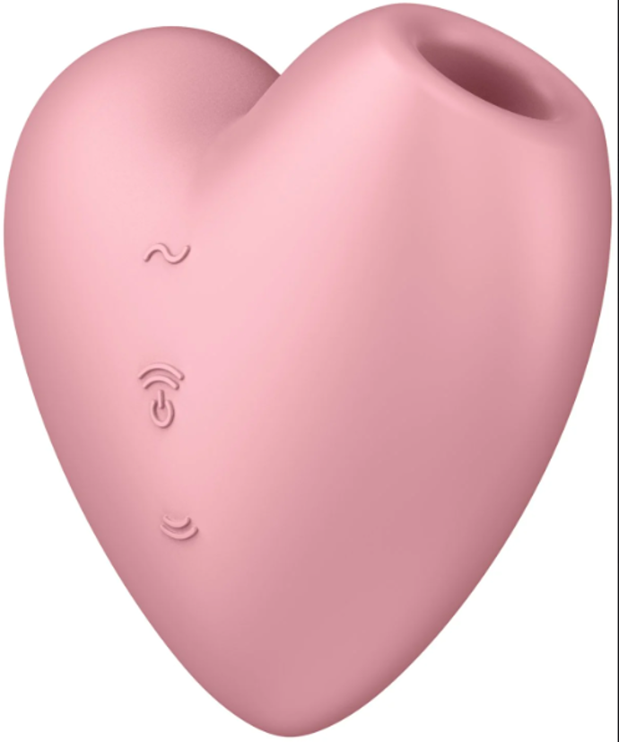 Pulzační a vibrační stimulátor klitorisu Satisfyer Cutie Heart, 949 Kč (koupíte na Yoo.cz)
