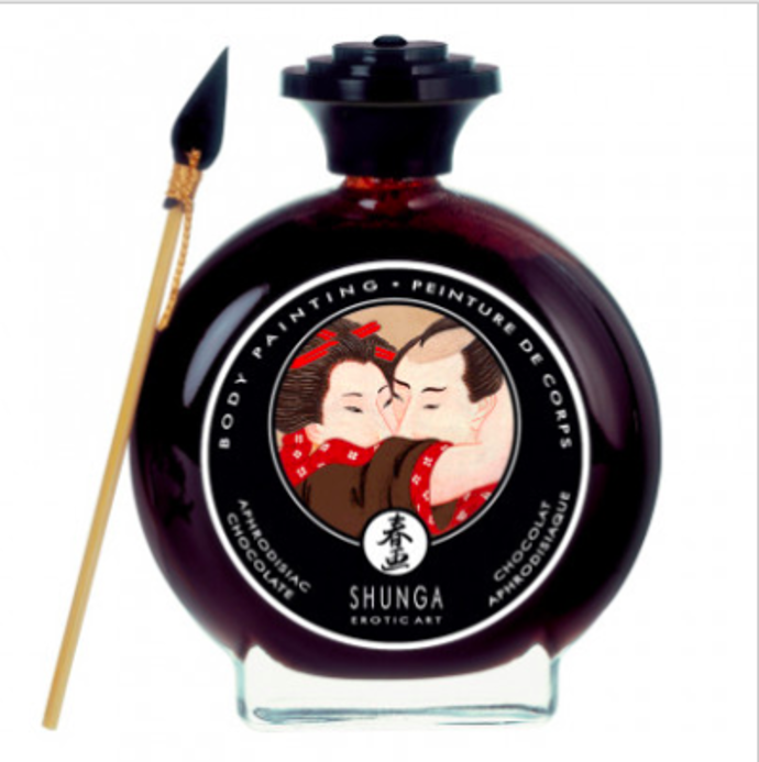 Shunga Body Painting Aphrodisiac Chocolate - čokoláda pro psaní na tělo, 599 Kč (k dostání na e-kondomy.cz)
