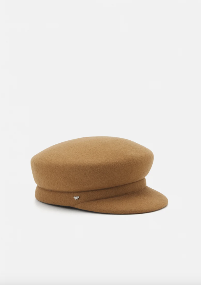 WEEKEND MAXMARA, BARTOLO , čepice v karamelové barvě, Zalando, 3 900 Kč
