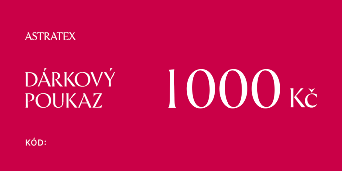 Dárkový poukaz na nákup v Astratexu v hodnotě 1000 Kč
