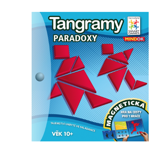 Tangramy jsou velmi stará čínská hra. Nikdo přesně neví, kdy a jak vznikla. Podle legendy staré více než 1000 let muž jménem Tan upustil na zem dlaždici a ta se rozbila na 7 části. Když se ji pokoušel složit zpět do tvaru čtverce, zjistil, že se dá složit řada různých tvarů.
