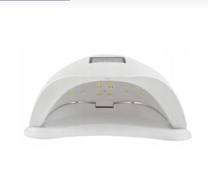 UV lampa na nehty, prodává Alza, cena je 283 Kč. 
