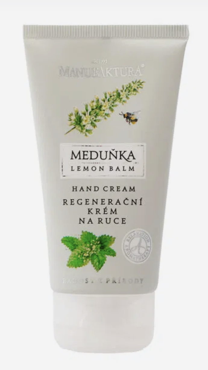 Relaxační a regenerační krém na ruce MEDUŇKA, Manufaktura, 199 Kč
Relaxační a regenerační krém na ruce MEDUŇKA, Manufaktura, 199 Kč