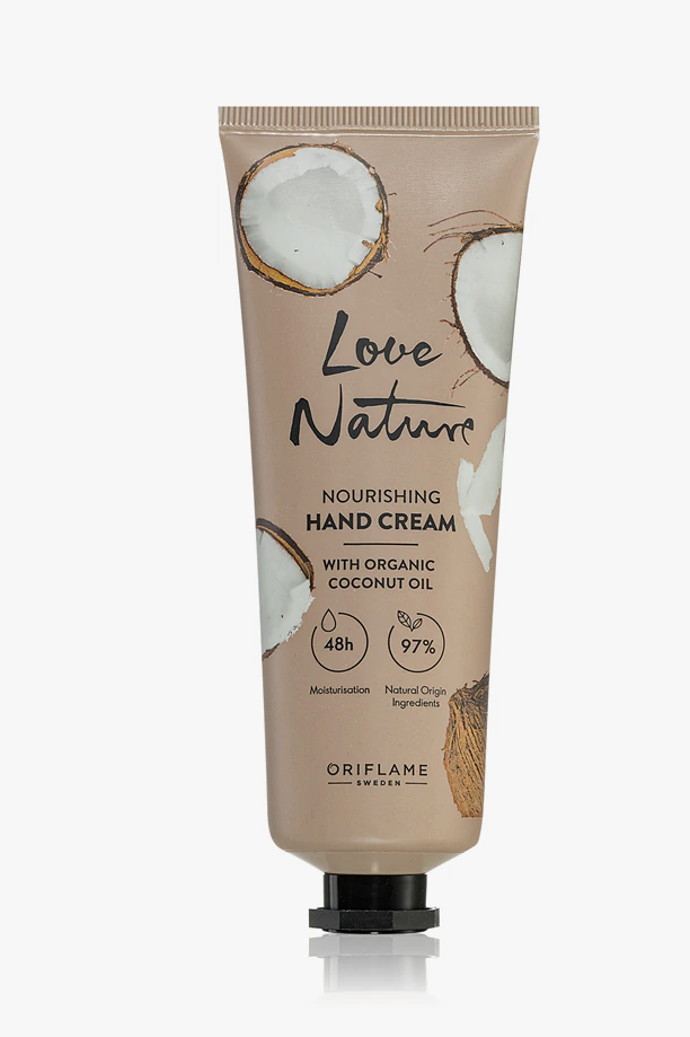 Love Nature Organic Coconut Oil, výživný krém na ruce Oriflame, 95 Kč
Love Nature Organic Coconut Oil, výživný krém na ruce Oriflame, 95 Kč