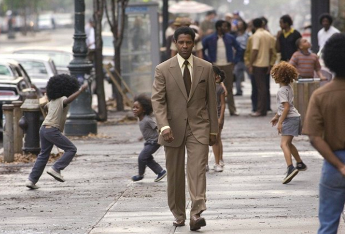 Denzel Washington ve filmu Americký gangster, kde si zahrál narkobarona Franka Lucase
Denzel Washington ve filmu Americký gangster, kde si zahrál narkobarona Franka Lucase
