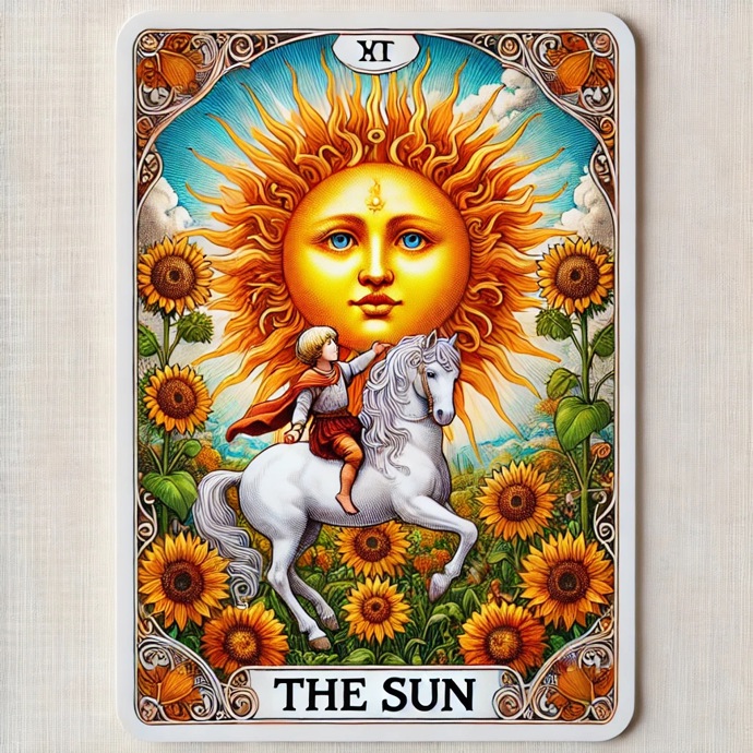 Neděle 22.12.: The Sun (Slunce): Radost, úspěch a jasnost přicházejí – těšte se na pozitivní výsledky.
