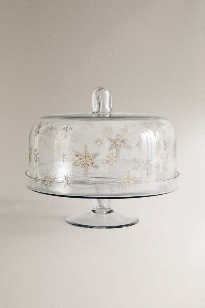 Vánoční podnos se skleněným poklopem, Zara Home, 1799 Kč
