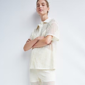 Dvoudílná souprava z krajkového žerzeje, H&M, 1 459 Kč
