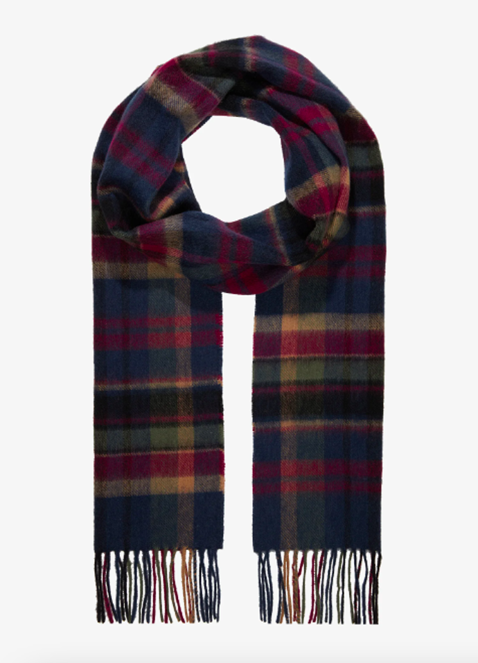 Vlněná šála s kašmírem, Barbour, 1590 Kč
