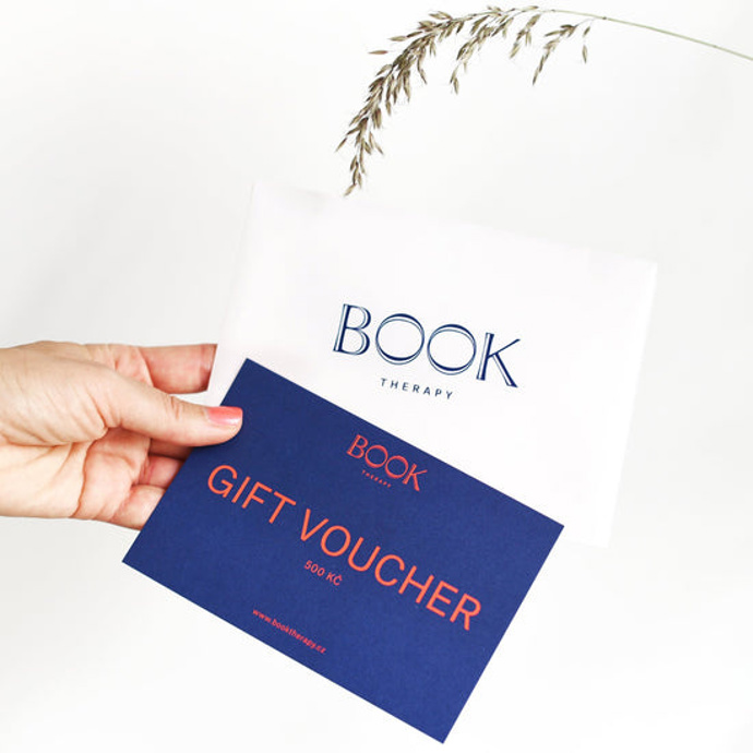 Voucher do knihkupectví Book Therapy, 500, 1000, nebo 3000 Kč
