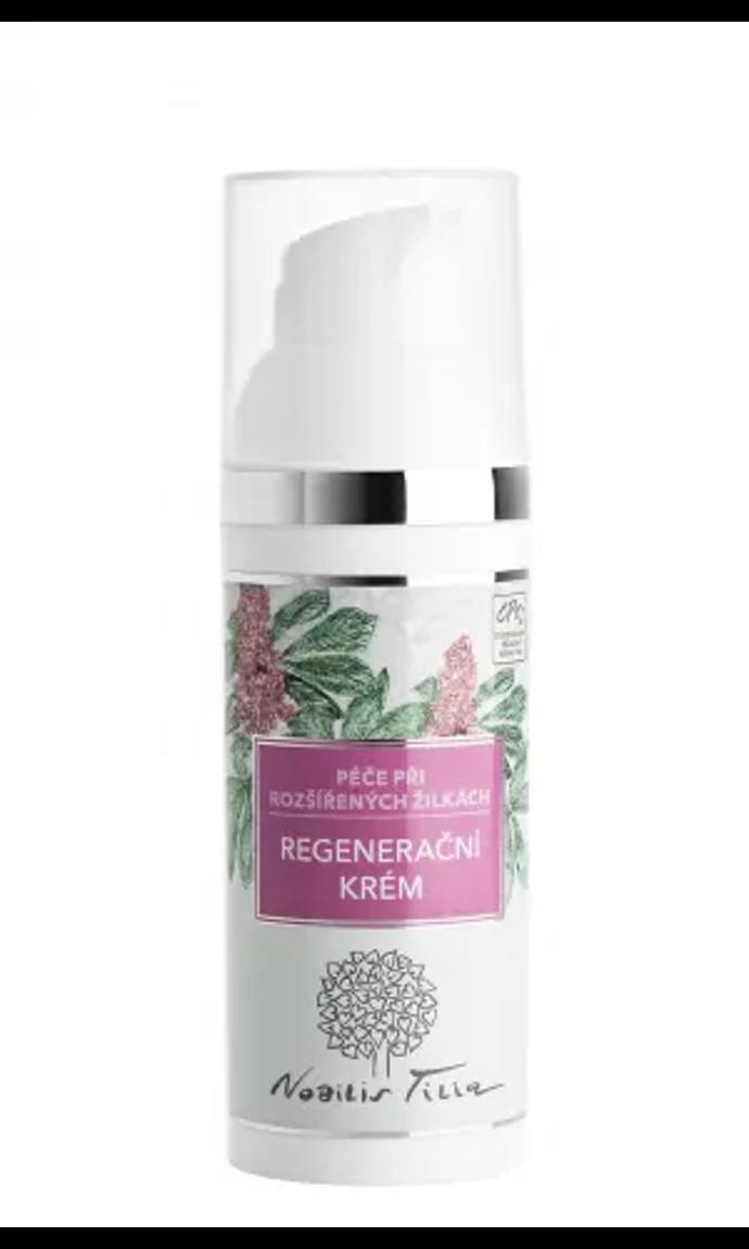 Regenerační krém na rozšířené žilky Nobilis Tilia (50 ml, 409 Kč). Jemná mikroemulze, která zmírňuje zčervenání, zklidňuje, pročišťuje a dodává pleti svěží vzhled. 

 
