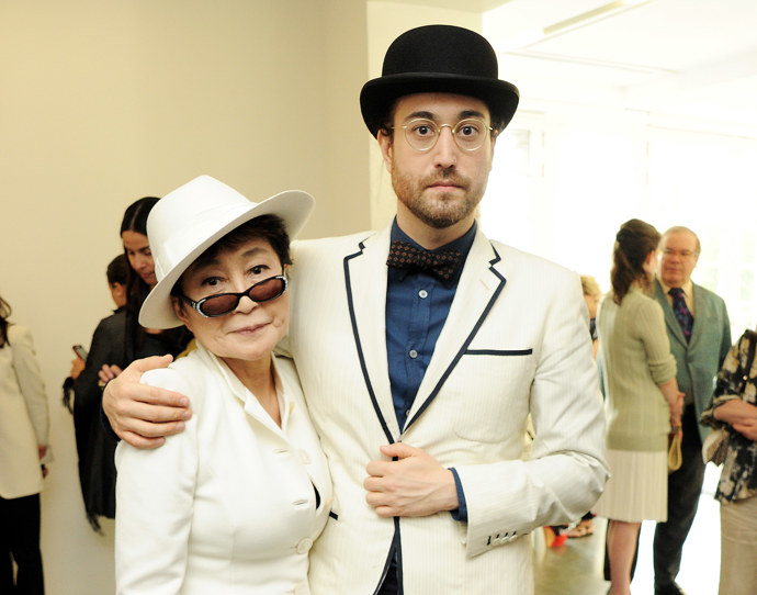 Yoko Ono a Sean Lennon v roce 2012.
