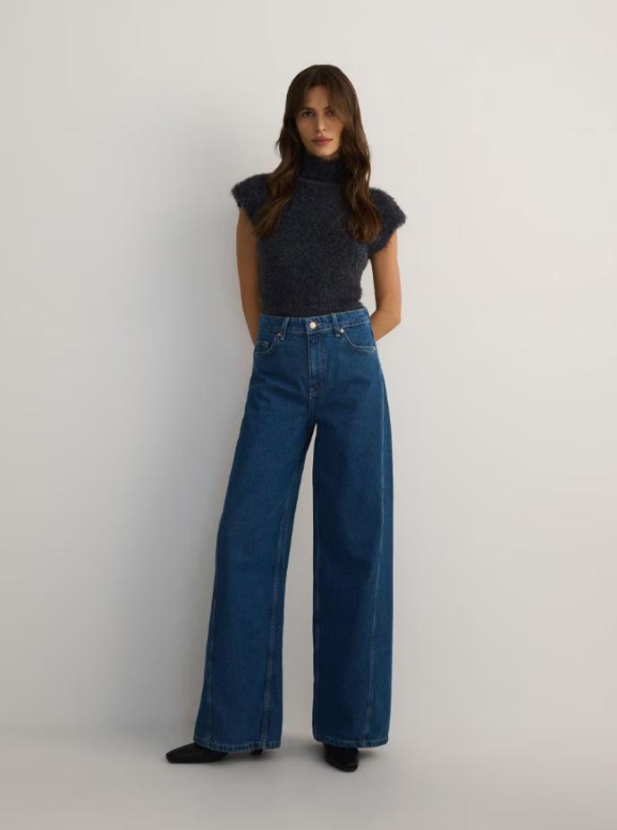 Wide-leg džíny Reserved, 599 Kč
Wide-leg džíny Reserved, 599 Kč