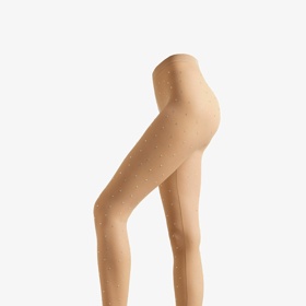 Punčocháče Rhinestones nude tulle strass special edition, Calzedonia, 729 Kč
