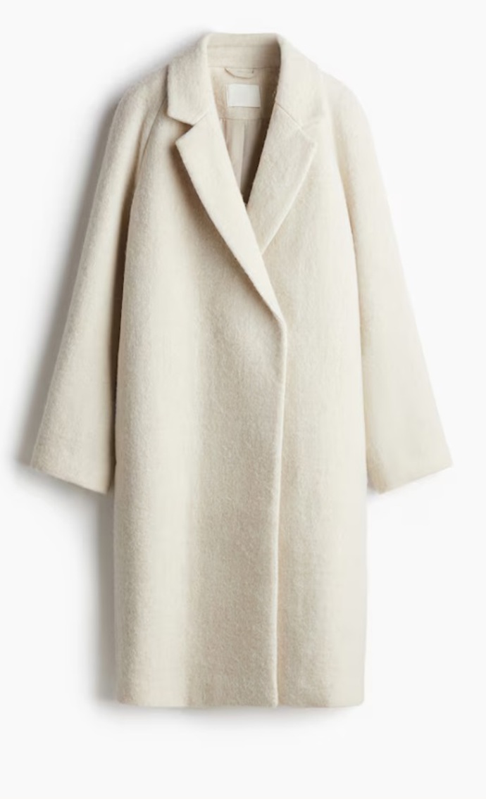 Dvouřadový kabát, H&M, 849 Kč (původní cena 1 459 Kč)

