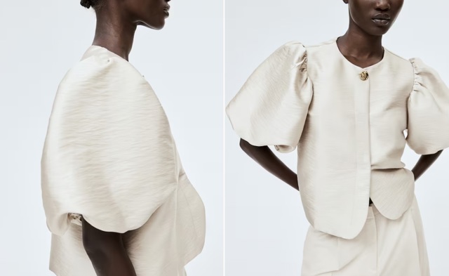 Halenka s balonovým rukávem, H&M, 1 199 Kč

